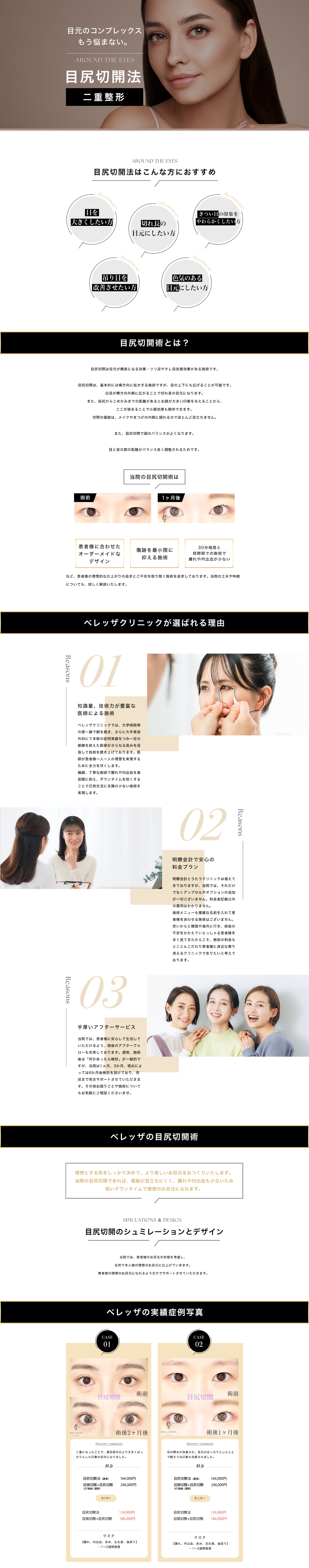 目尻切開のトップビュー